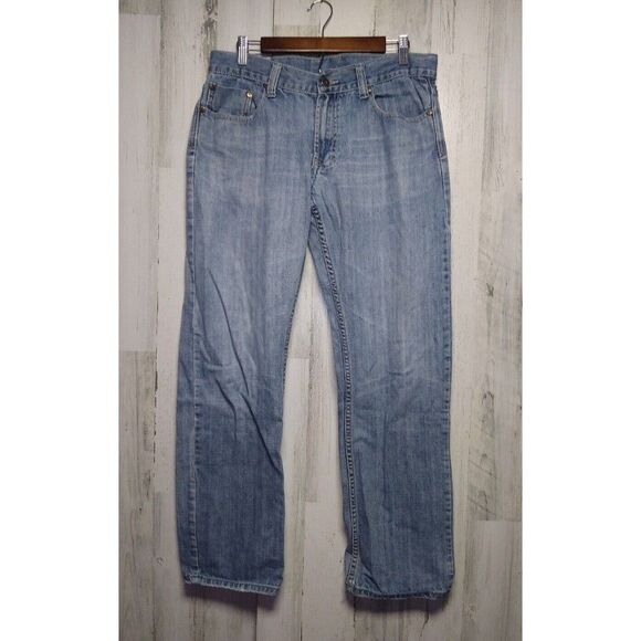 Flypaper Jeans Mens 32x32 Straight Mid Rise Light Wash Fade Awesome meas… - Picture 1 of 10